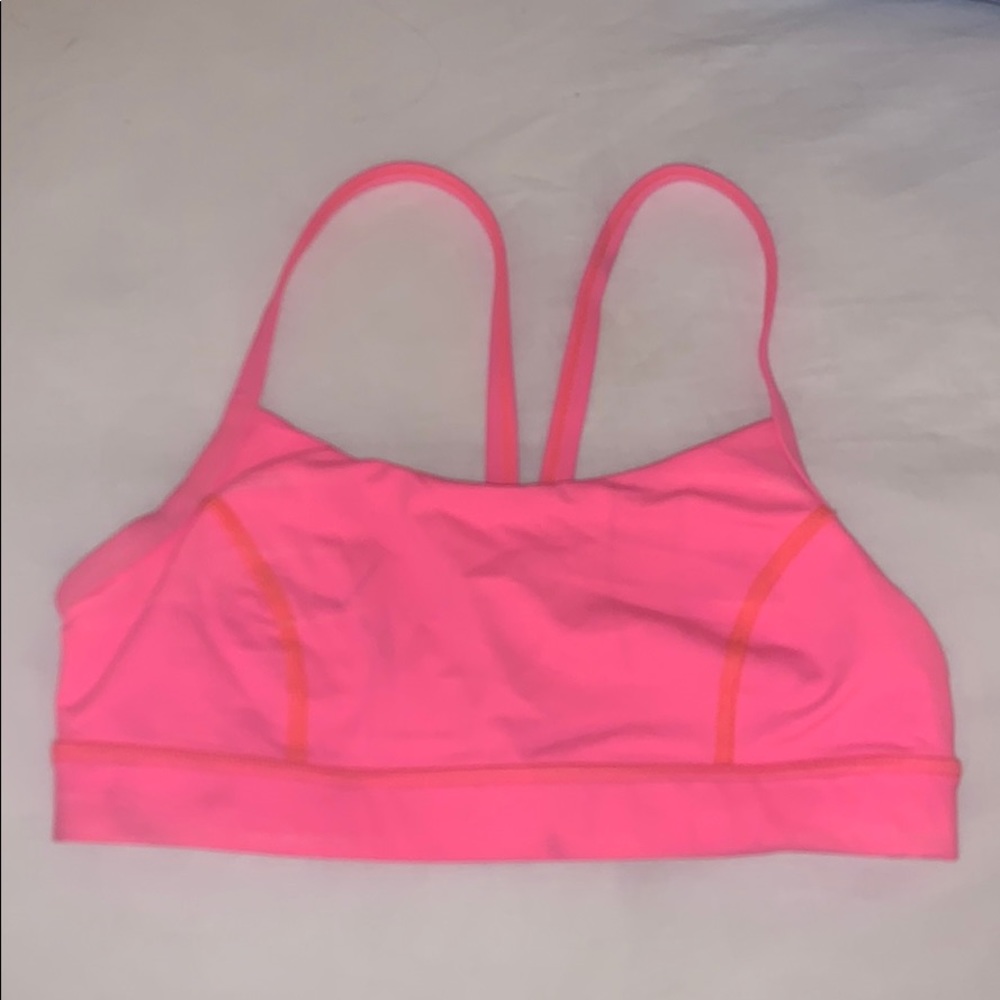 Lululemon Neon Pink Sports Bra